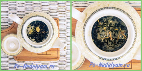 зеленый чай с имбирем