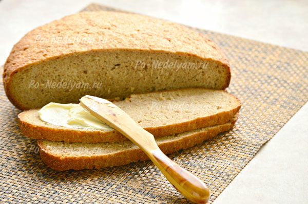 Хлеб в хлебопечке с отрубями